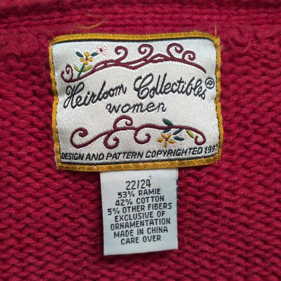 Heirloom Collectibles Christmas Sweater Bells Wreath Scottie Dog Stocking 22/24 - Picture 14 of 16